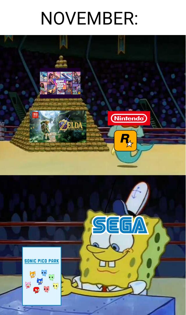Sega in november.