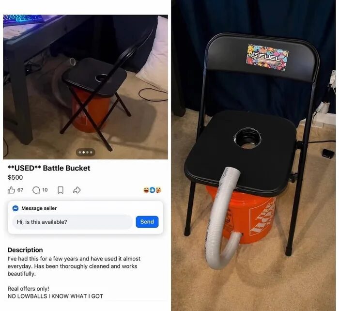 A shitpost with a really shitty offer.