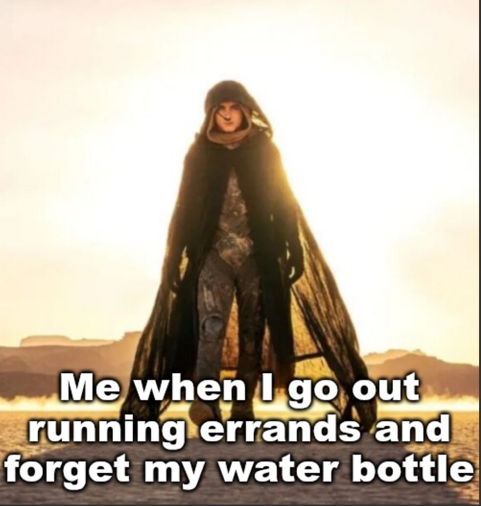 stranded in a parched desert