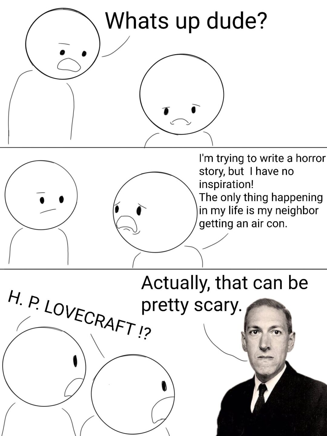 And then he realized they were Italian…