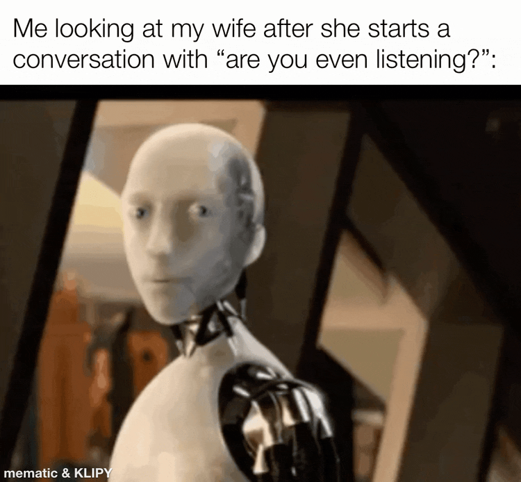 No way she was talking before, right?