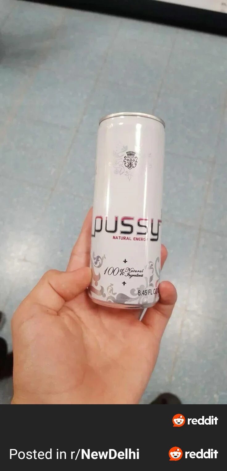 Went to grab an energy drink and ended up holding this in my hand.