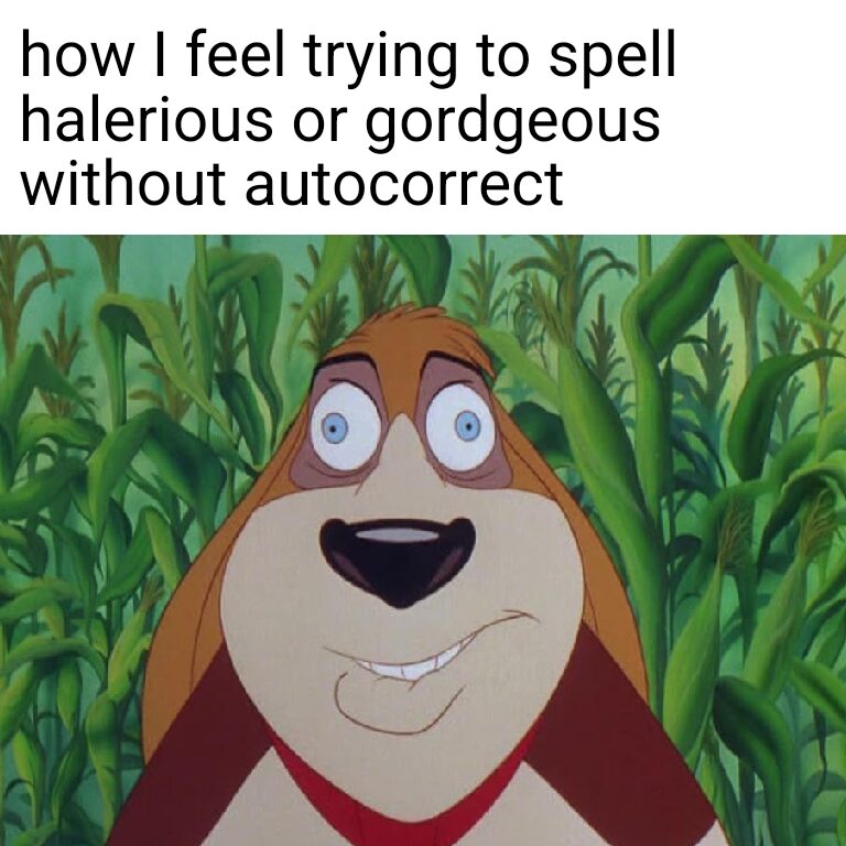 Hate, let me tell you how much i hate trying to spell helerious
