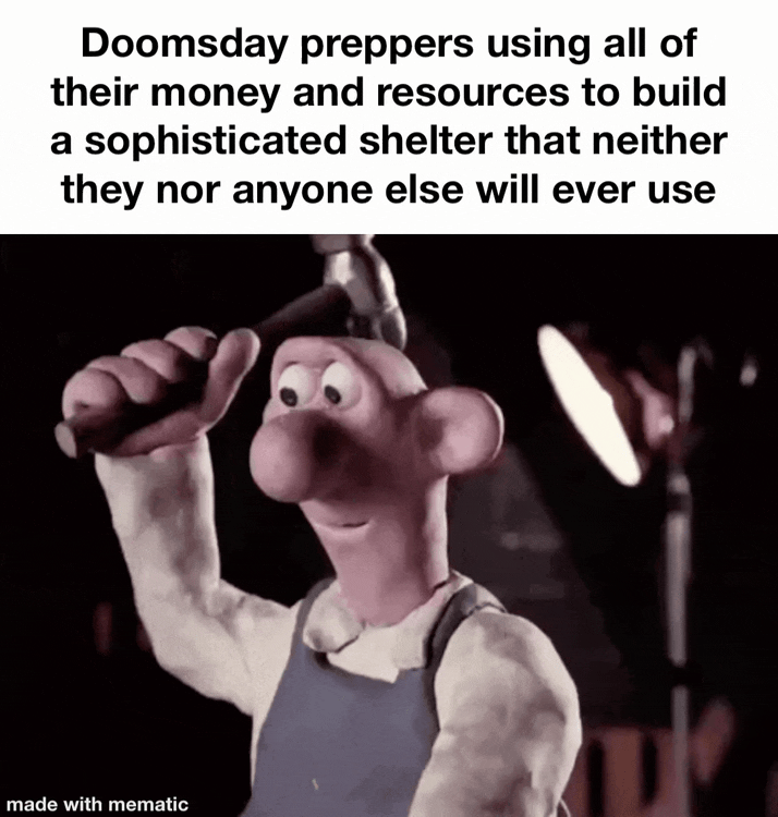 At least leave it to someone after you die from non-apocalypse causes