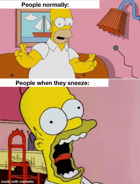One dude in my office has those atomic sneezes 💥🌋